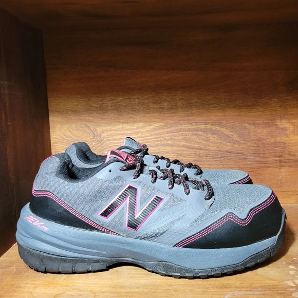 New Balance Shoes | New Balance 589 ESD Composite Toe Work Boot 9 | Color: Gray/Pink | Size: 9 | Pm-01489875's Closet